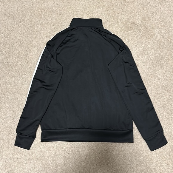 Adidas black & white 3 stripe track suit M/L - Picture 4 of 15